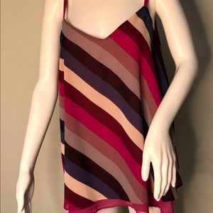 Torrid Tiered Cami Swing Hem Adj Straps